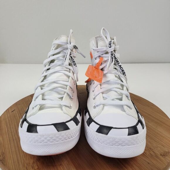 Converse Chuck Taylor All Star 70 Hi Off-White-163862C Virgil Abloh Mens Sz 8 - Picture 2 of 15